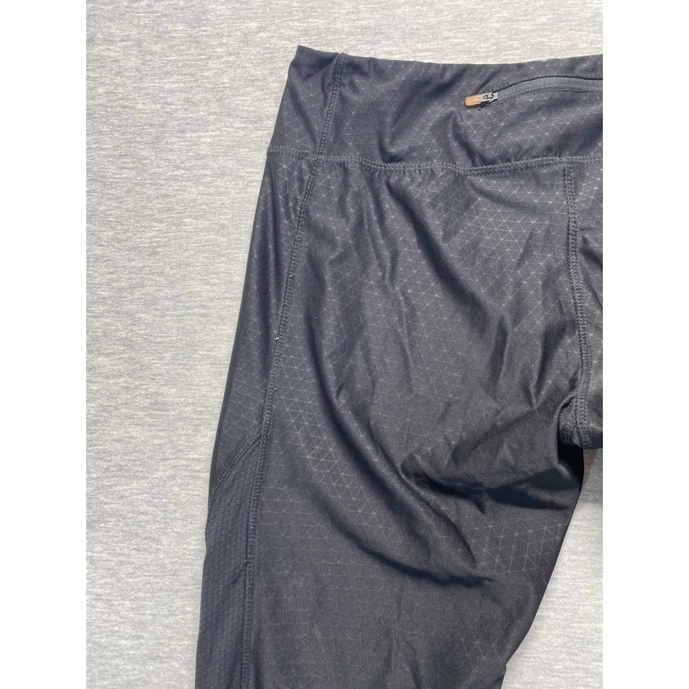 Kyodan Athletic Leggings Women Large Black Geometric Stretch Gym Training Yoga - Picture 7 of 16